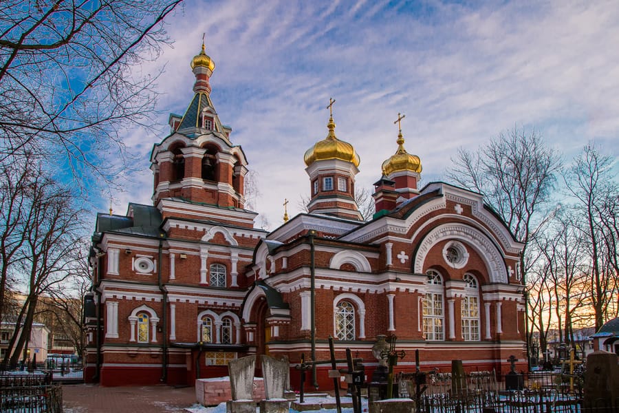 The church of the Blessed Prince Alexander Nevsky